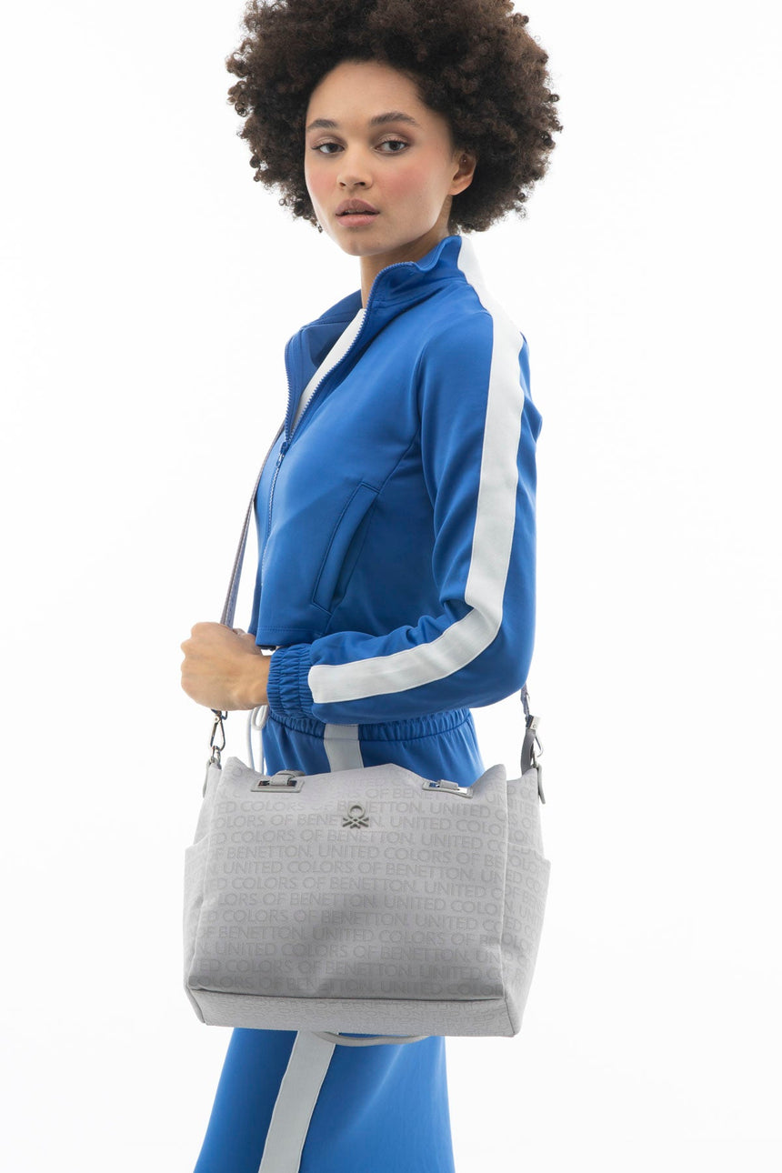 Benetton Kadın Çantası Açık Gri