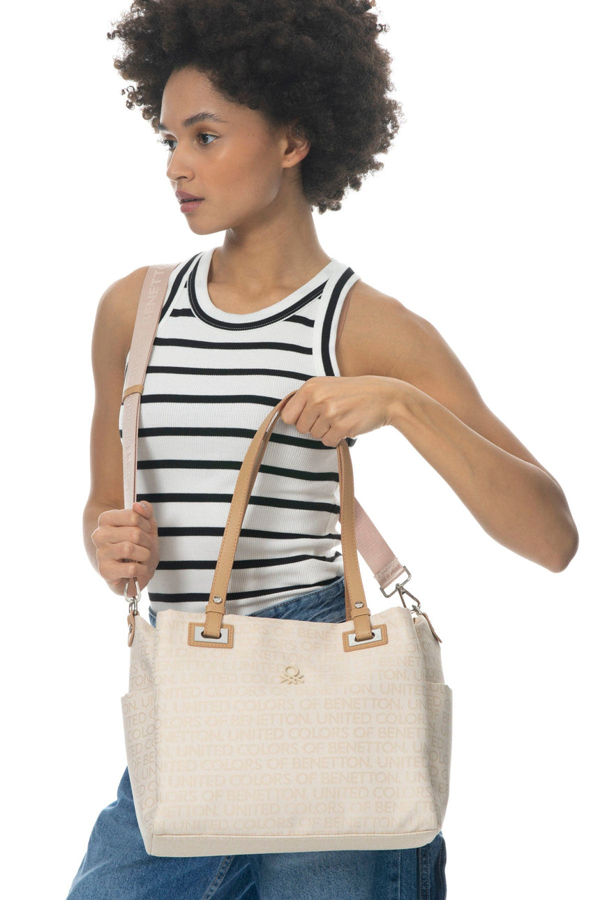 Benetton Kadın Çantası Bej - Açık Camel
