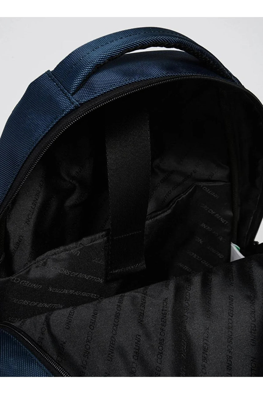 Benetton Fermuar Detaylı Sırt Çantası Lacivert