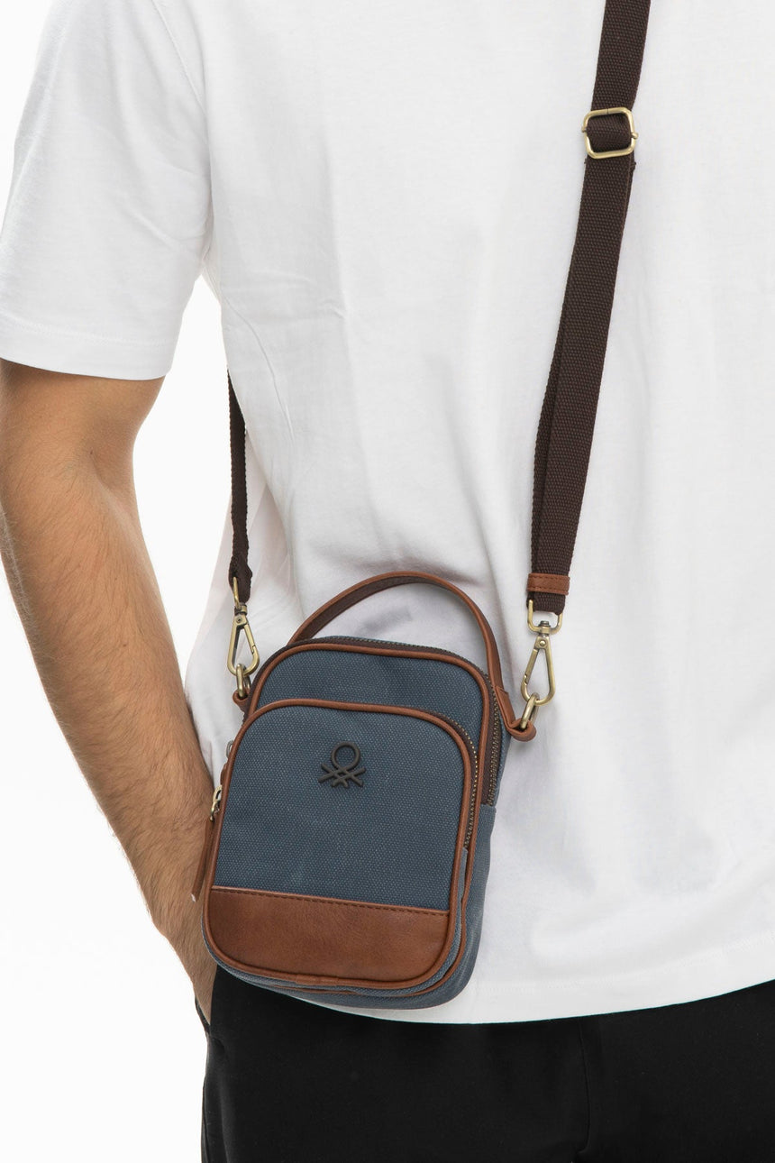 Benetton Çapraz Askılı Çanta Lacivert