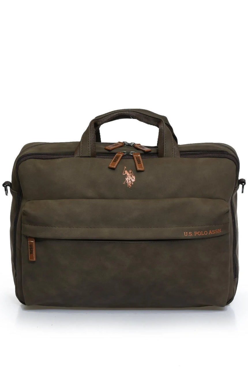 Us Polo Erkek Evrak Çantası Kahverengi
