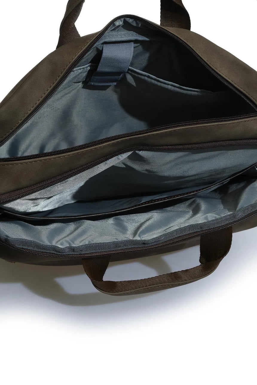 Us Polo Erkek Evrak Çantası Kahverengi