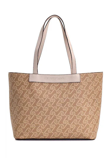 Us Polo Assn Kadın Omuz Çantası Bej - Bej