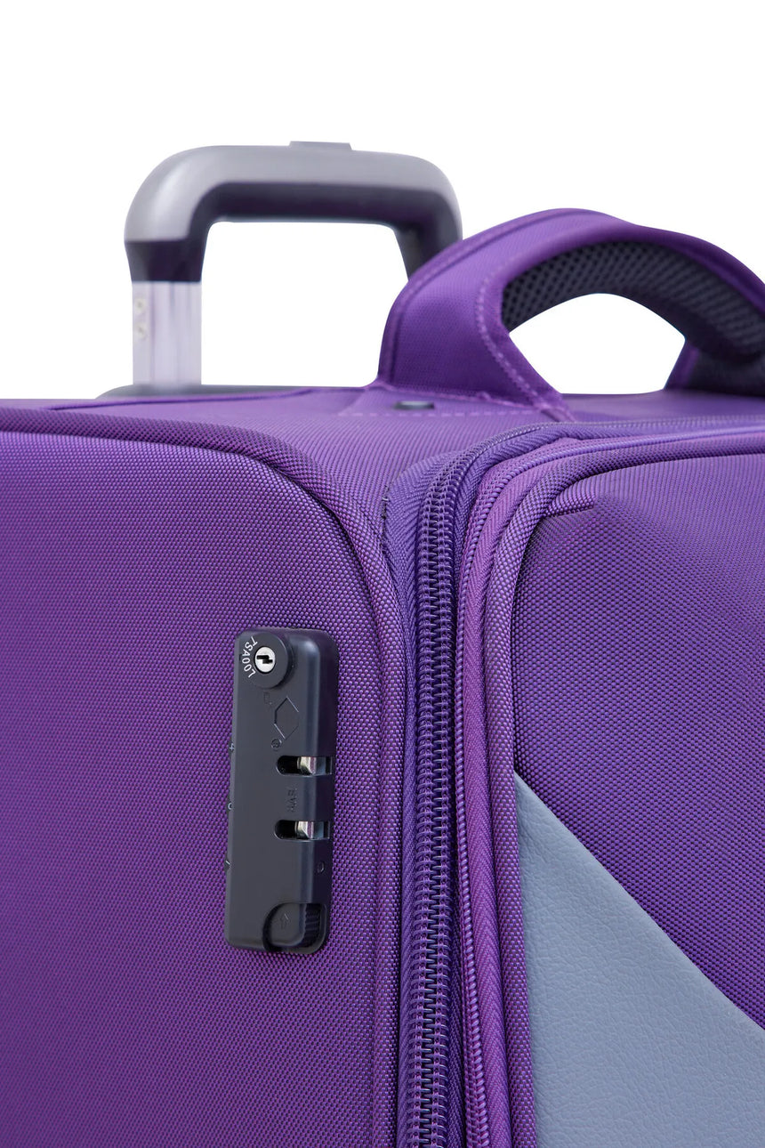 Us Polo Assn Kumaş Kabin Boy Valiz Mor