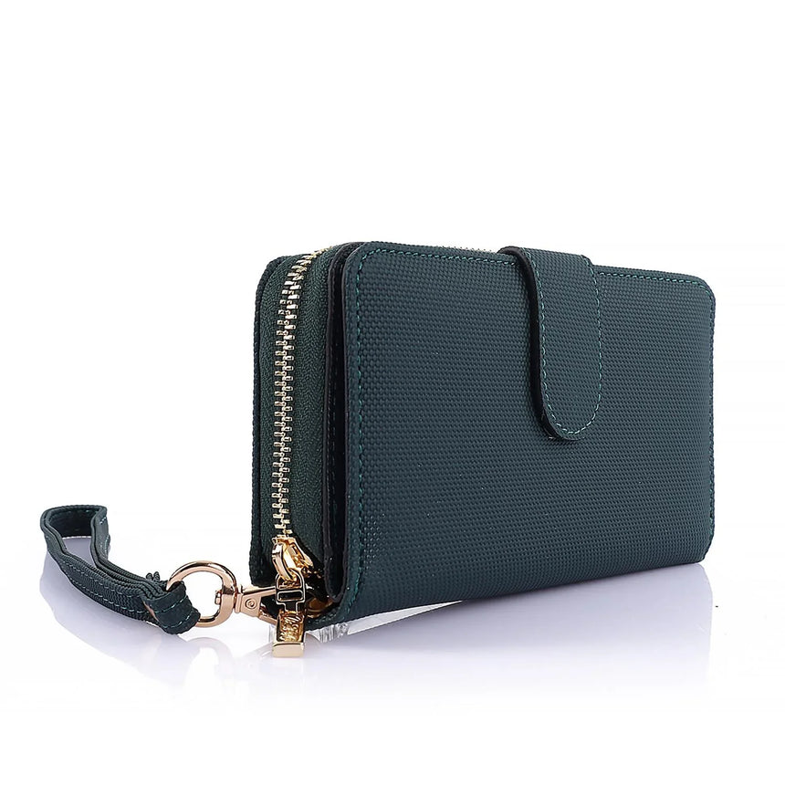 Us Polo Assn Tutma Kulplu Kadın Cüzdanı Petrol