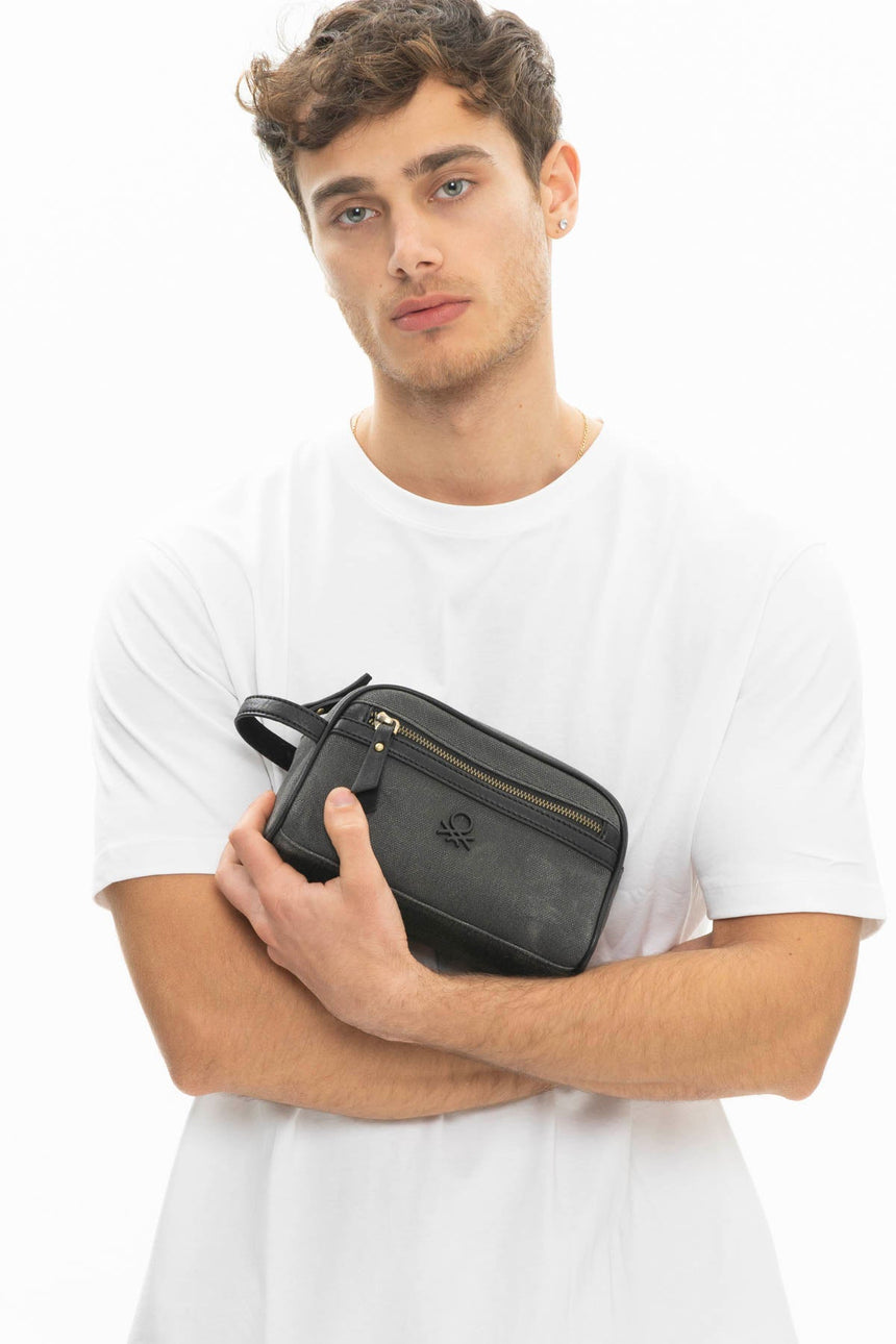 Benetton Portföy El Çantası Siyah