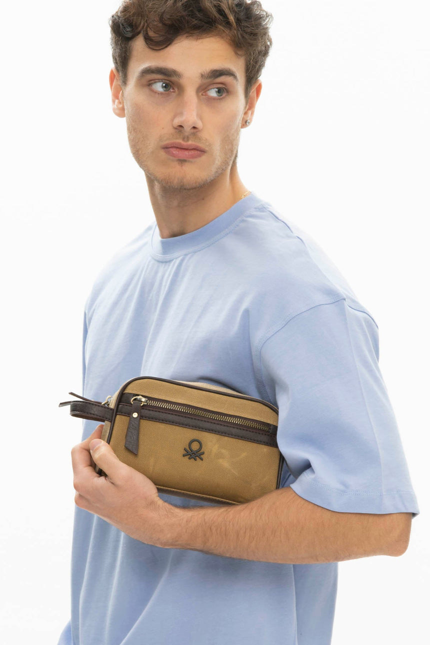 Benetton Portföy El Çantası Bej