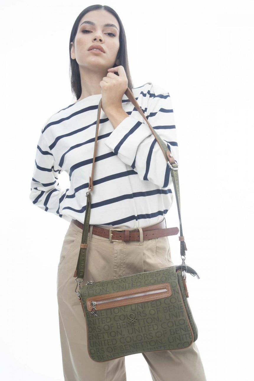 Benetton Çapraz Askılı Çanta Haki