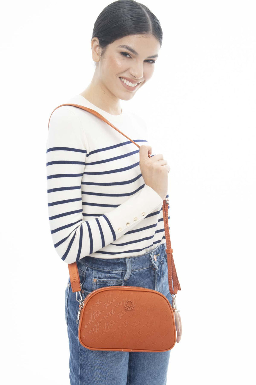 Benetton Çapraz Askılı Çanta Turuncu