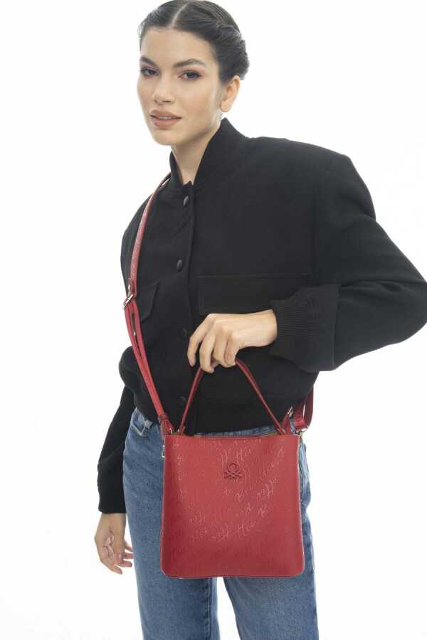 Benetton Çapraz Askılı Çanta Kırmızı