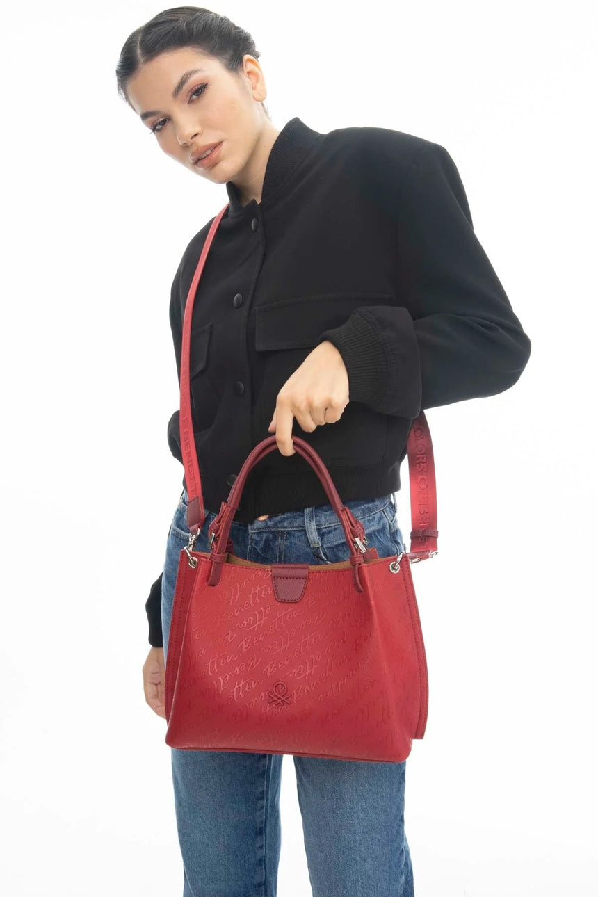 Benetton El Çantası Kırmızı