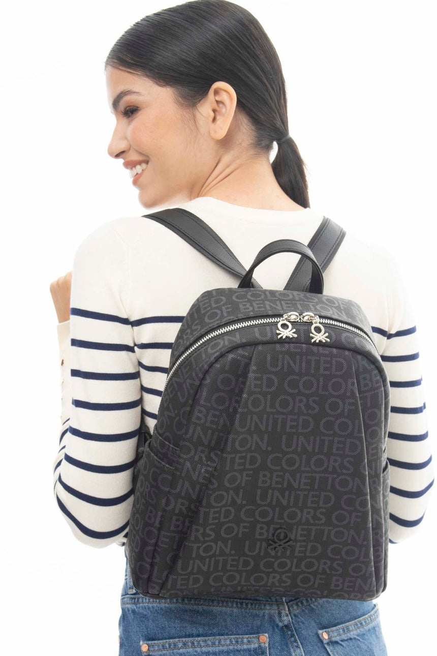 Benetton Sırt Çantası Siyah