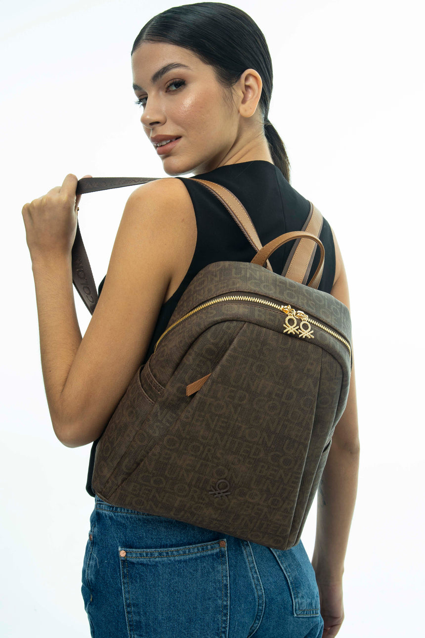 Benetton Sırt Çantası Kahve