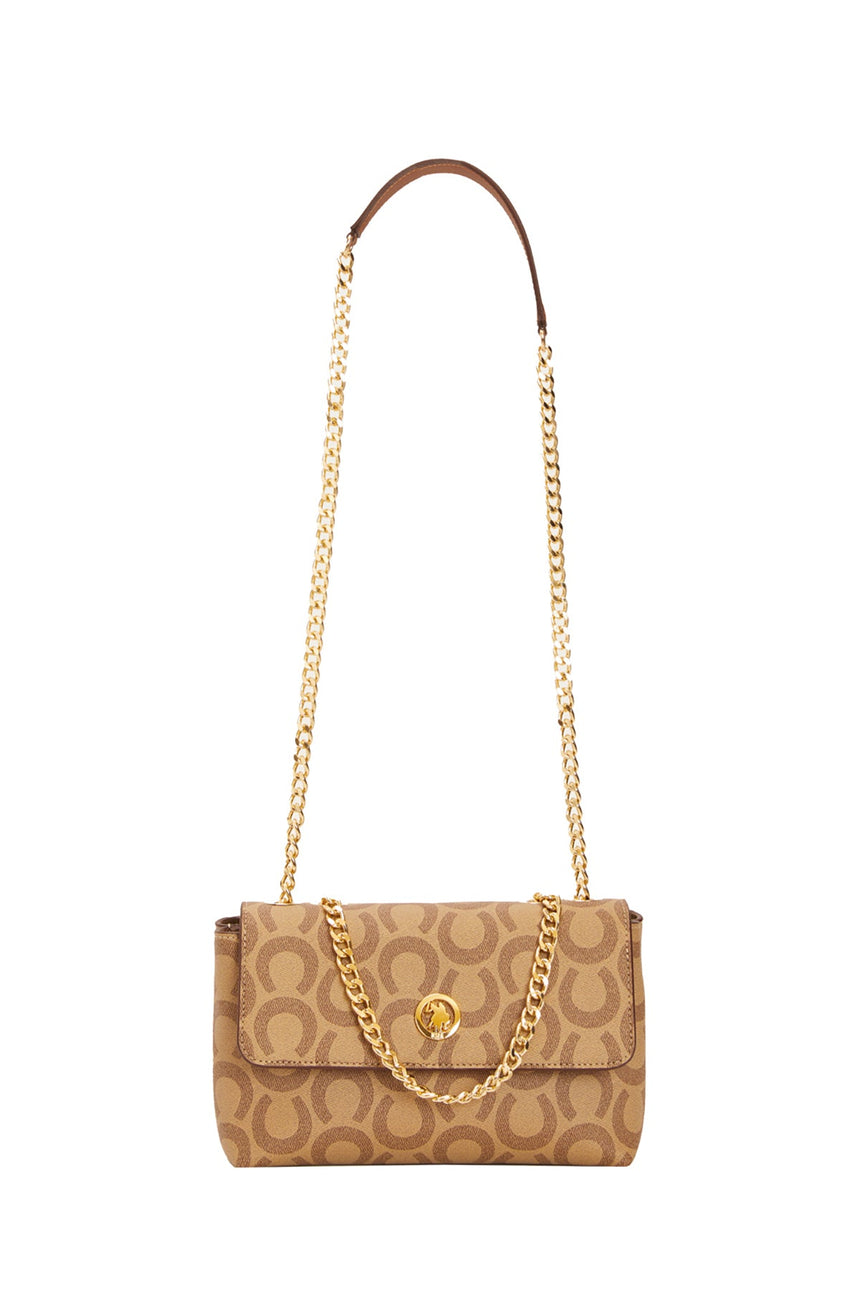 Us Polo Assn Omuz Çantası Koyu Bej