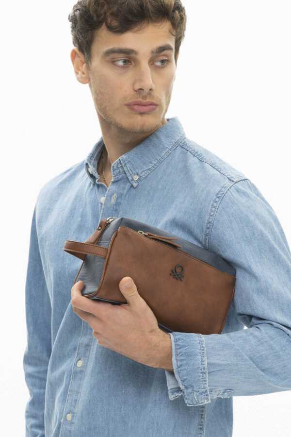 Benetton Portföy El Çantası Kahve