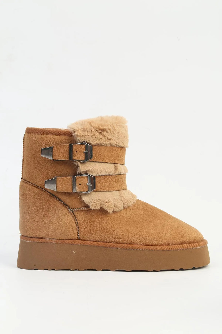 Pierre Cardin İçi Tüylü Bot Taba