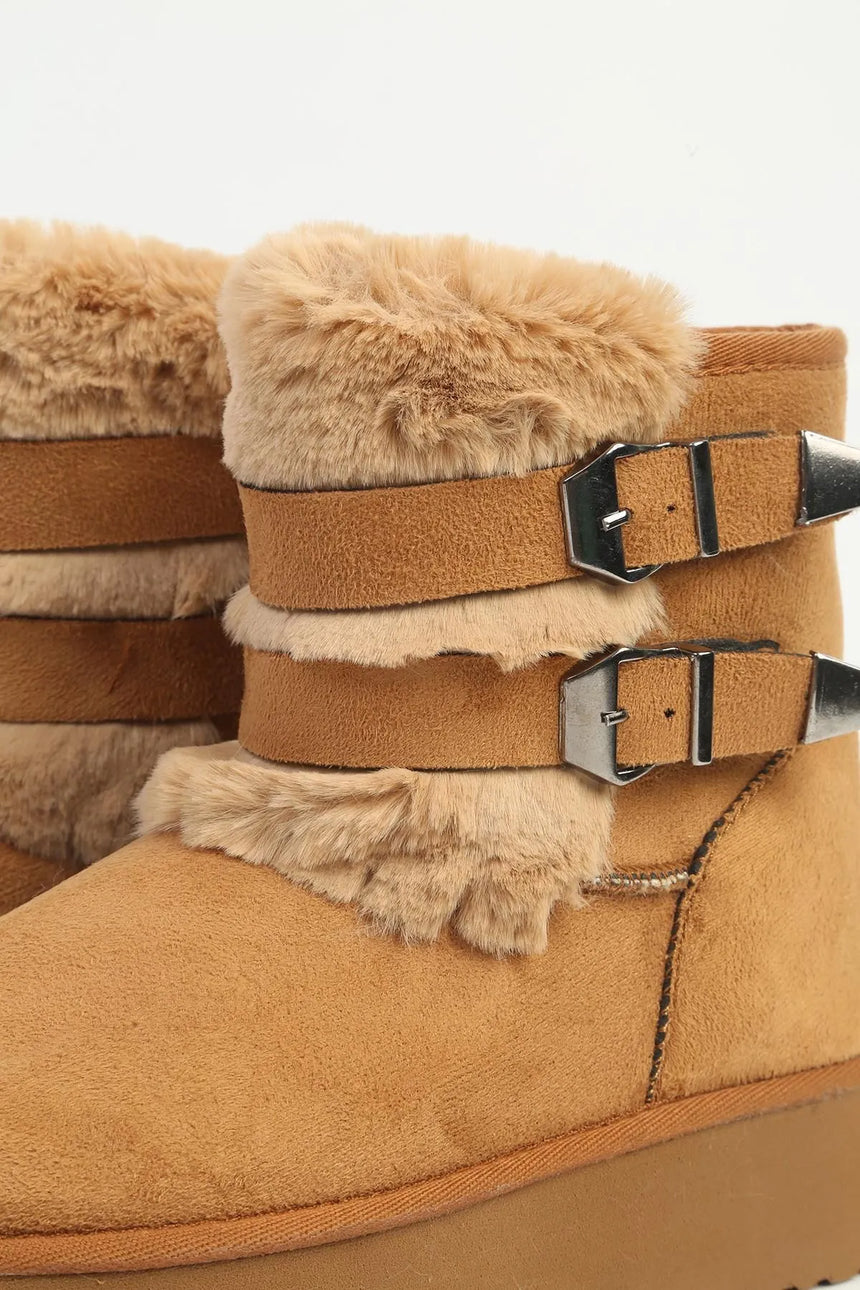 Pierre Cardin İçi Tüylü Bot Taba