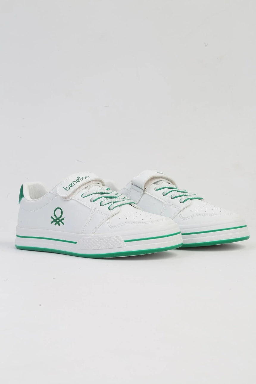 Benetton Çocuk Sneakers Beyaz - Yeşil