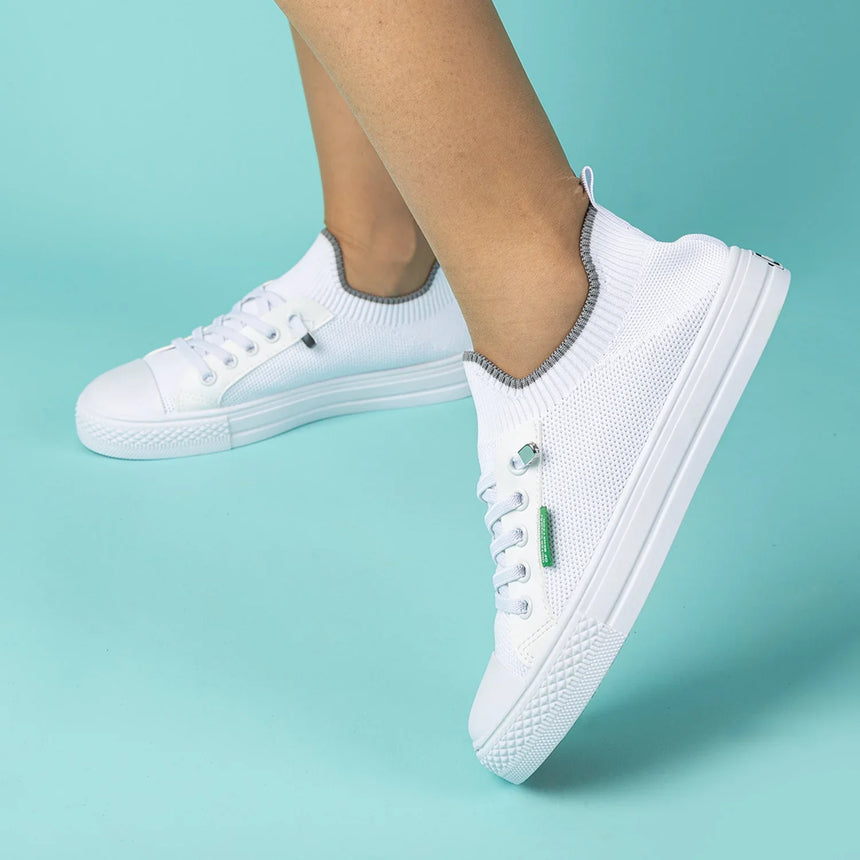 Benetton Kadın Sneakers Beyaz