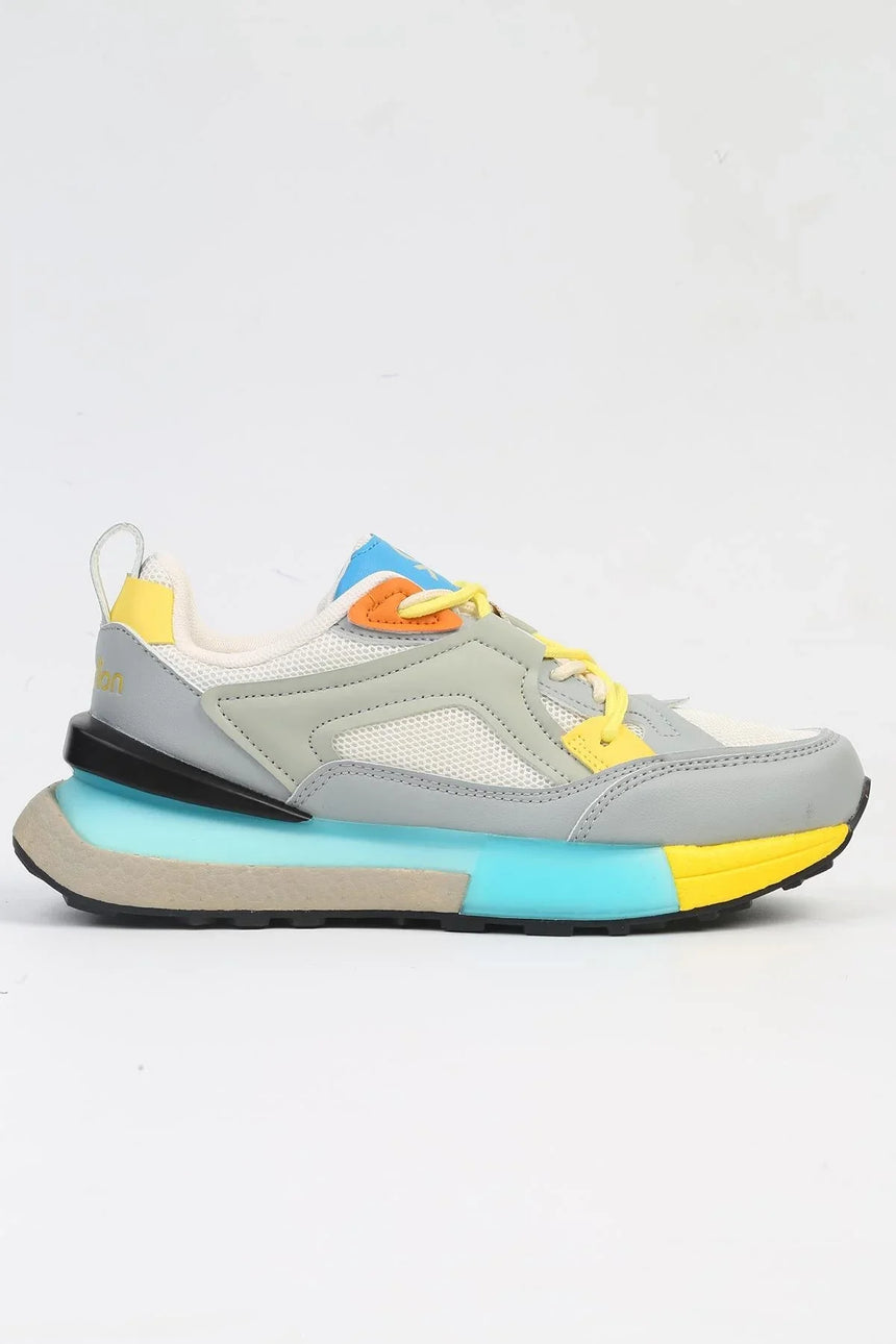Benetton Kadın Sneakers Bej
