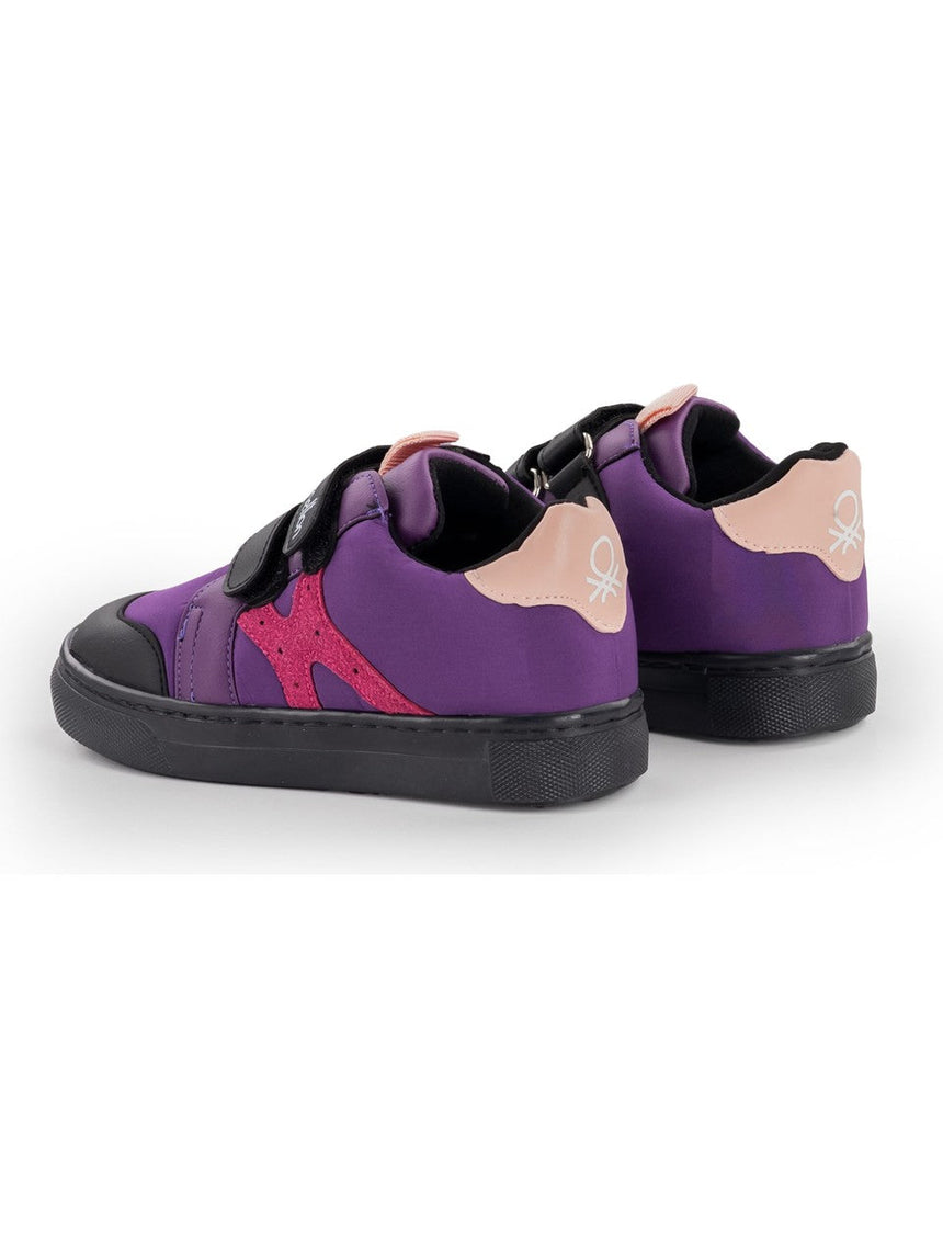 Benetton Logo Yazılı Sneaker Mor