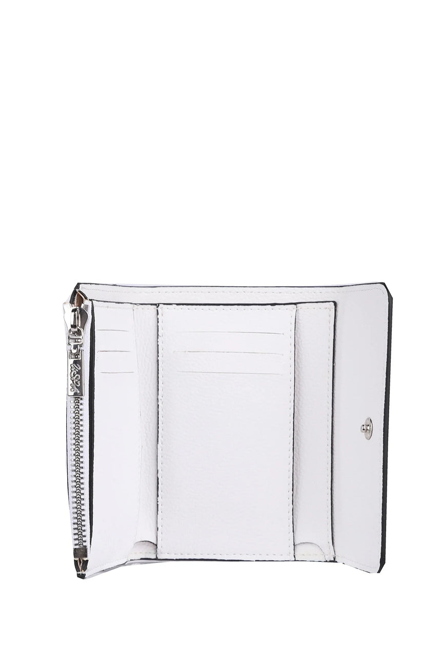 Us Polo Assn Desenli Cüzdan Beyaz Gri