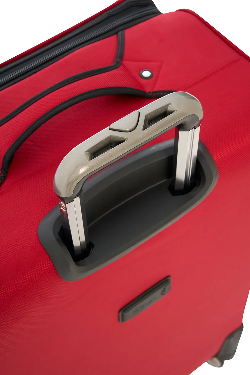 Us Polo Assn Orta Boy Kumaş Valiz Kırmızı