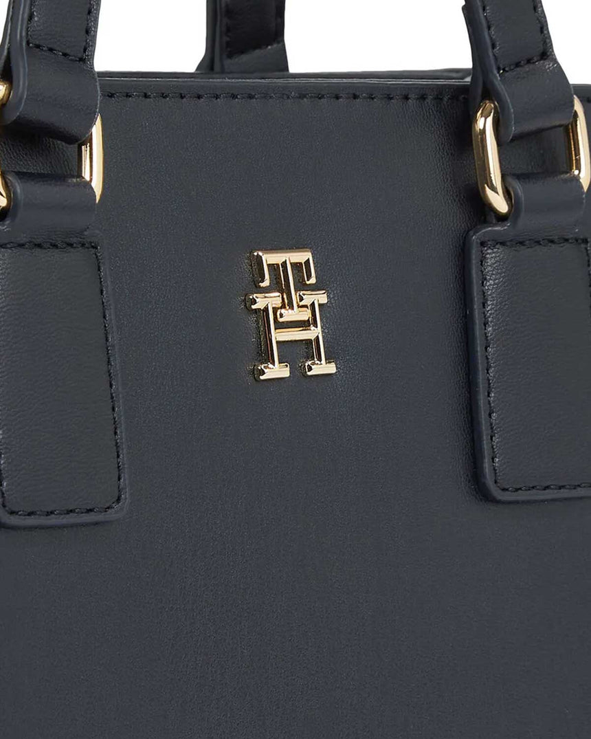 Tommy Hilfiger Uzun Askı Detaylı Mini El Çantası Space Blue