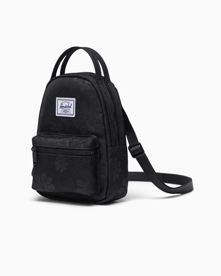 Herschel Nova Crossbody Çapraz Askılı Çanta Black Floral Sun