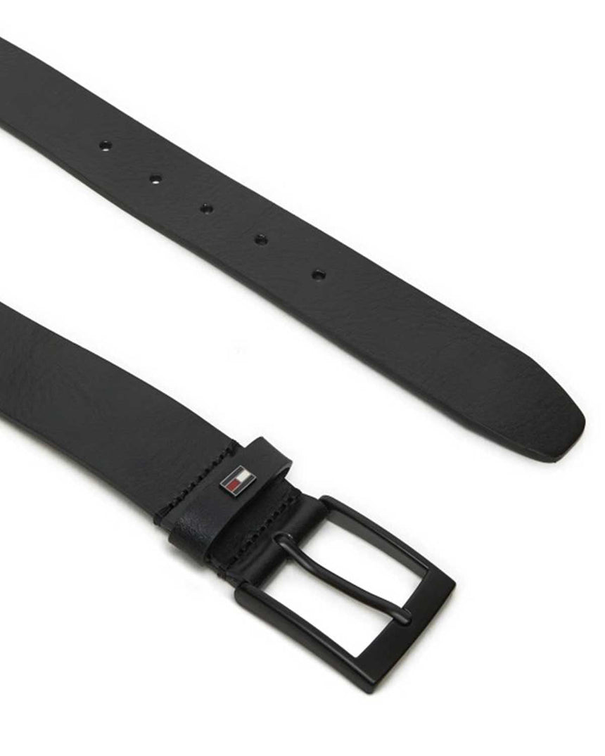 Tommy Hilfiger Adan Mini Logo Detaylı Kemer Black