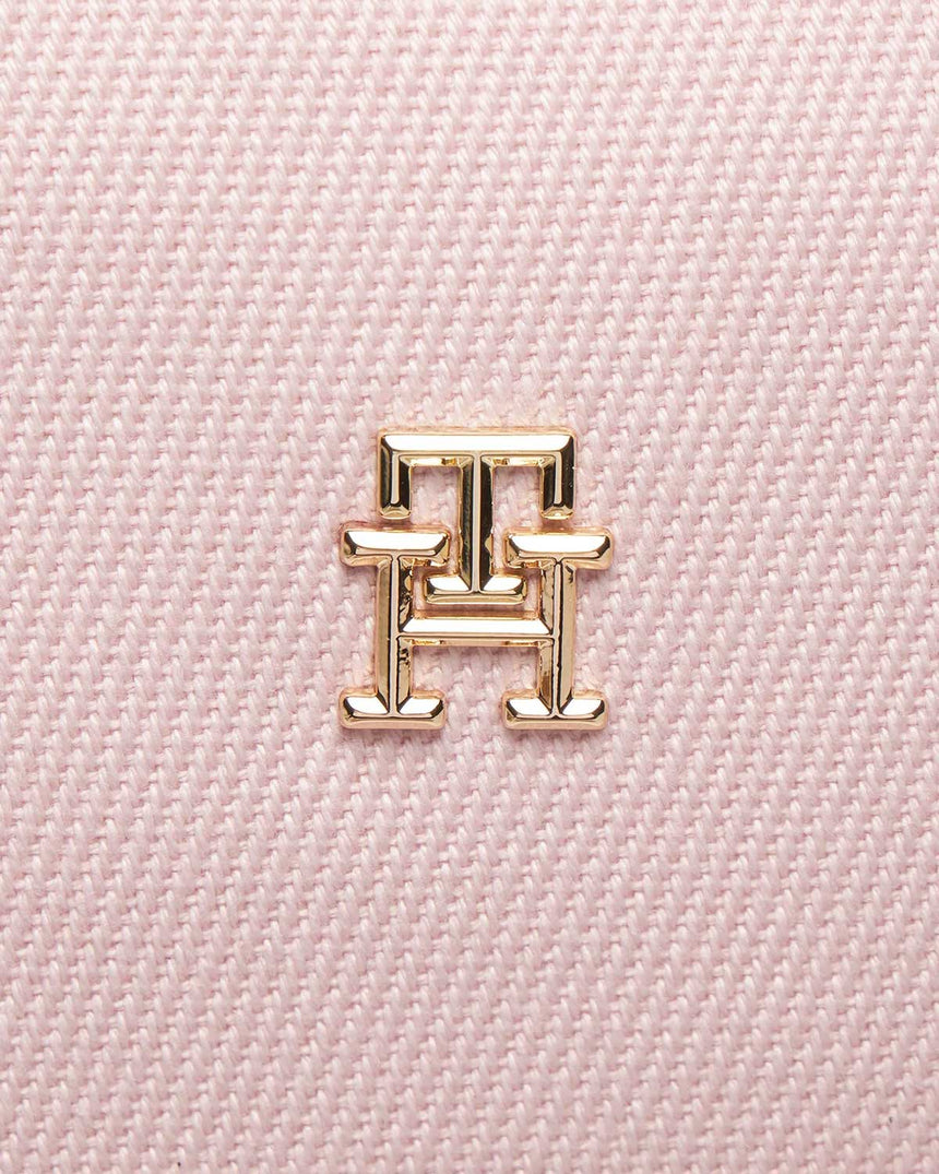 Tommy Hilfiger Poppy Canvas Tote Omuz Çantası Pink