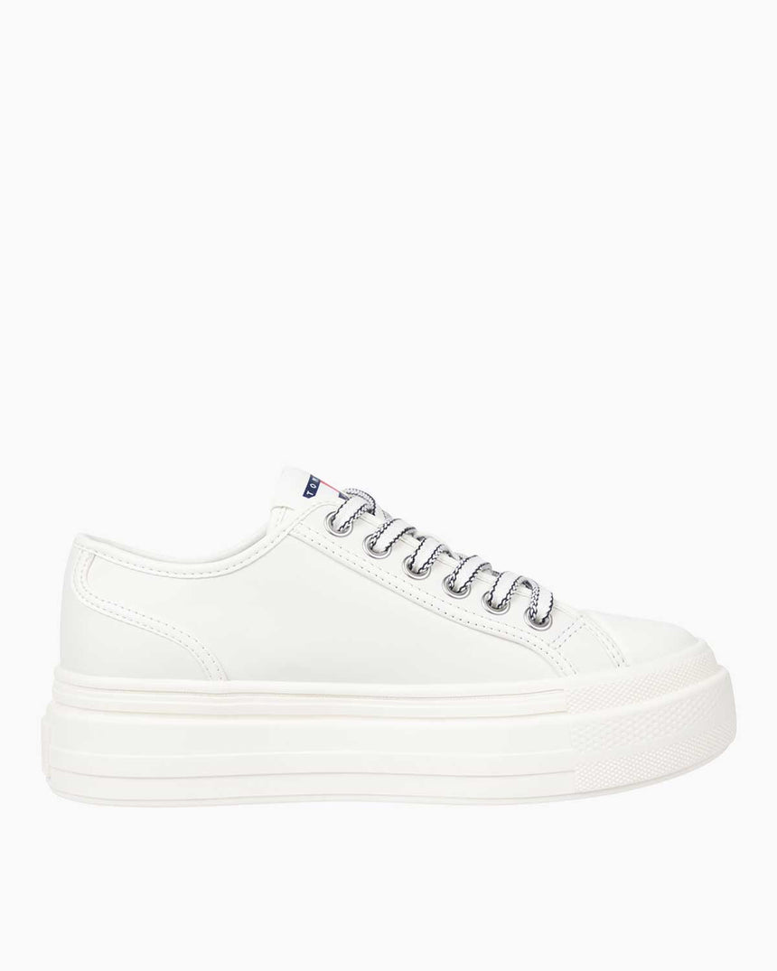 Tommy Hilfiger Foxing Low Top Sneaker Ecru