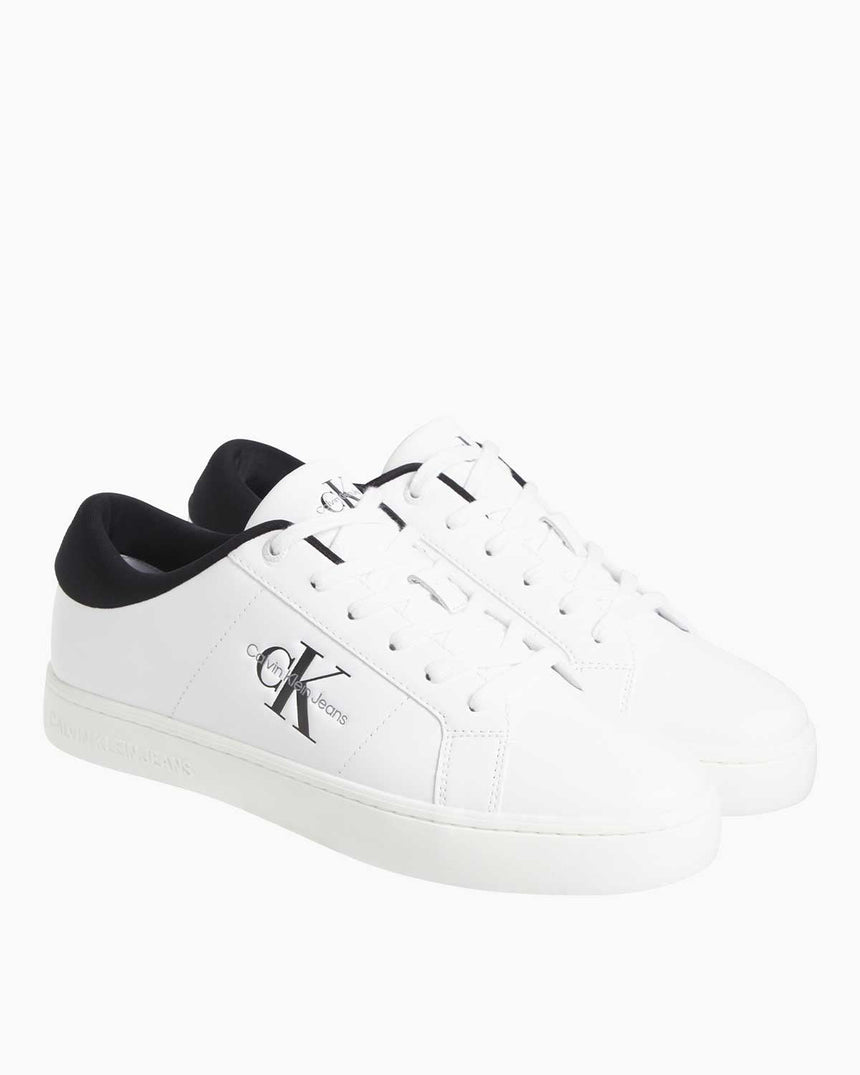 Calvin Klein Jeans Classic Cupsole Lace Up Sneaker Bright White/Black