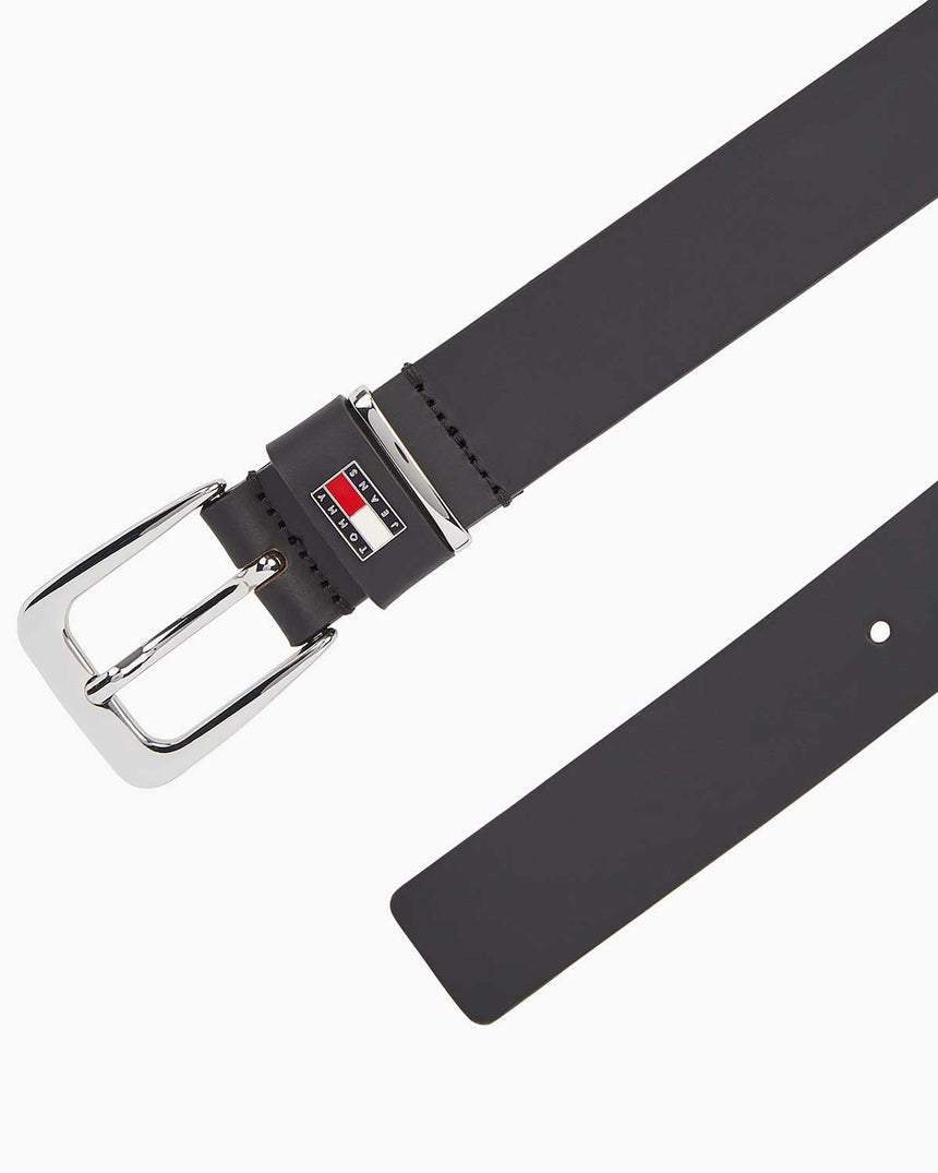Tommy Hilfiger Heritage Logolu Kemer Black