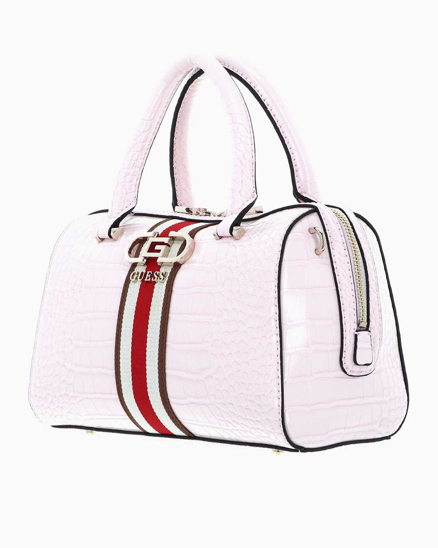 Guess Nelka Satchel El Çantası Pale Pink