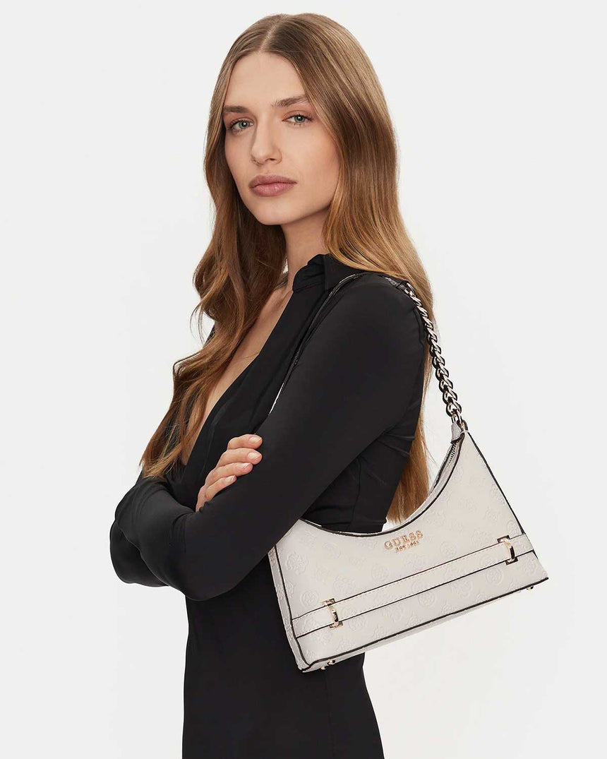 Guess Zarela Zincir Detaylı Omız Çantası Orange Fluo