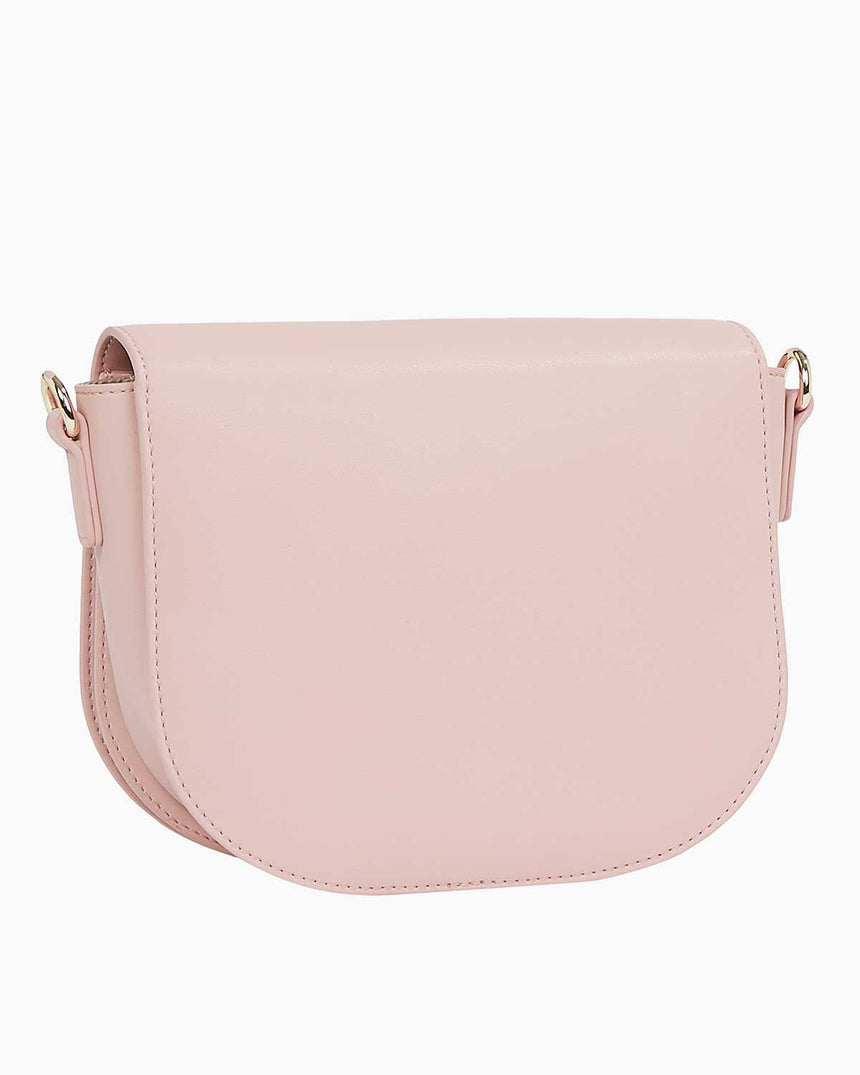 Tommy Hilfiger Logotape Saddle Çapraz Askılı Çanta Foggy Pink