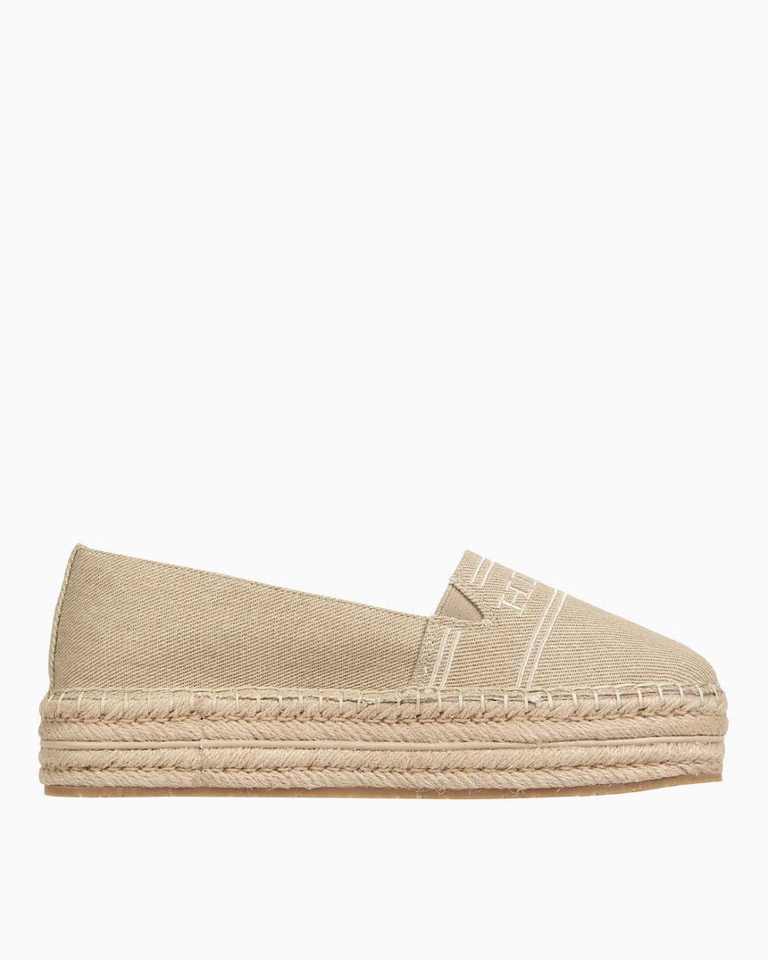 Tommy Hilfiger Platform Espadrilles Ayakkabı Horseradish
