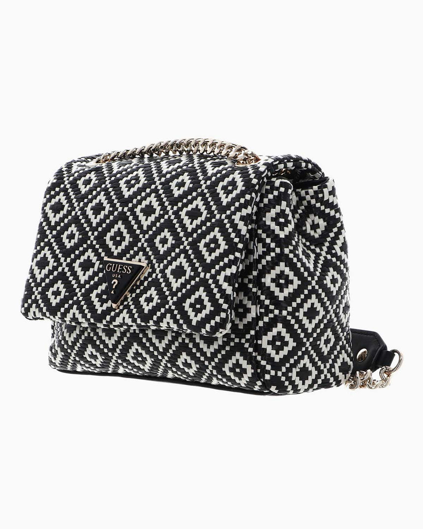 Guess Rianee Convertible Çapraz Askılı Çanta Black