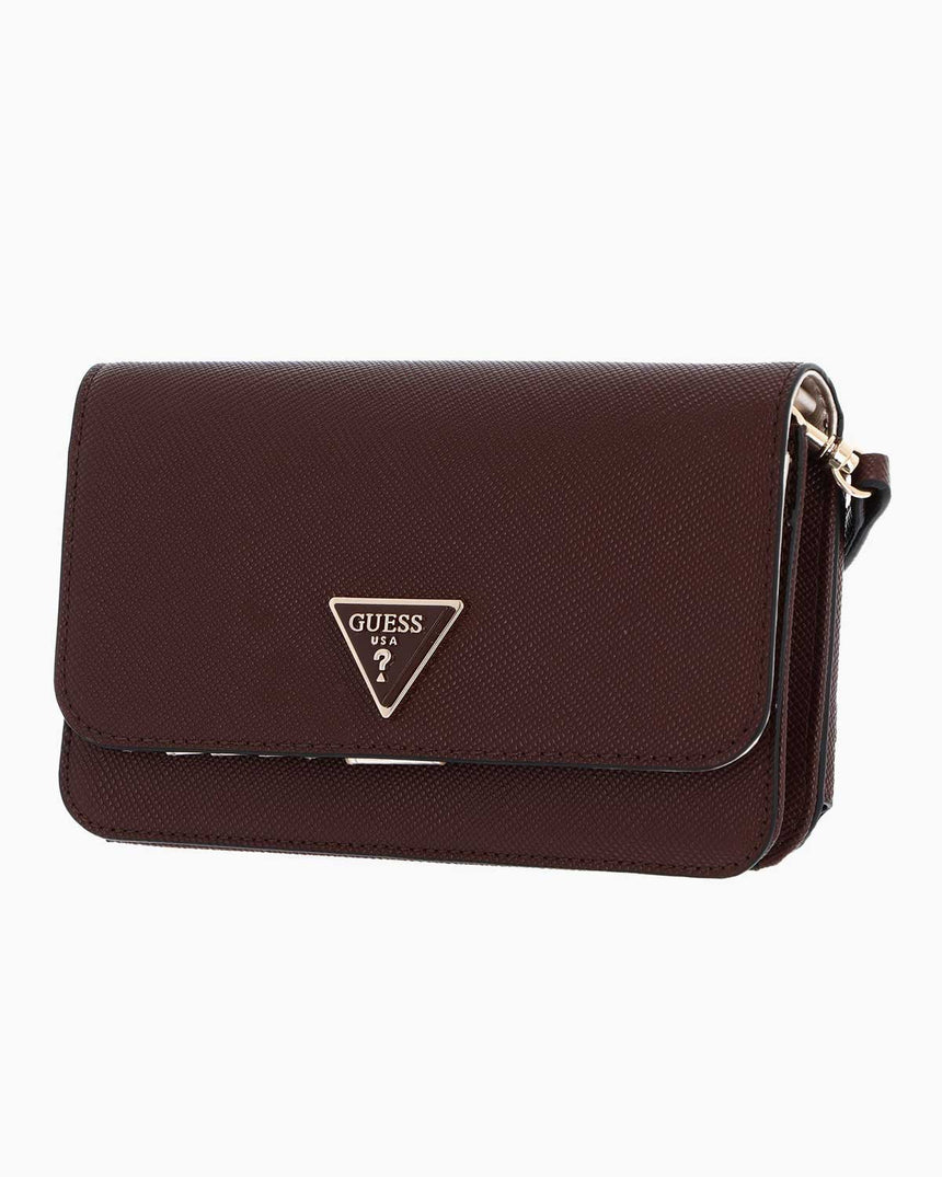 Guess Noelle Xbody Mini Çapraz Askılı Çanta Brown