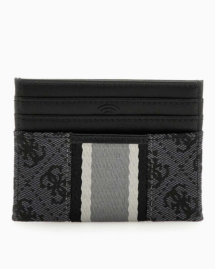 Guess Madrid Logolu Kartlık Coal Black