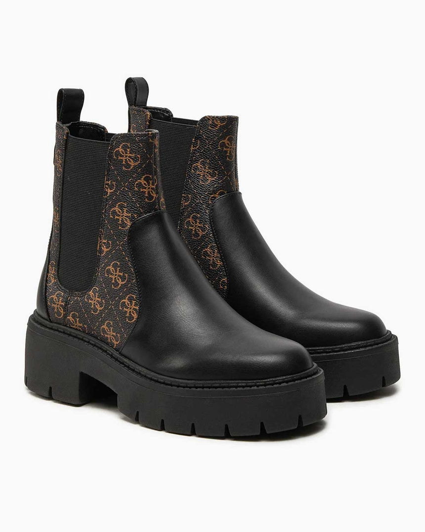 Guess Casual Bootie Black Brass