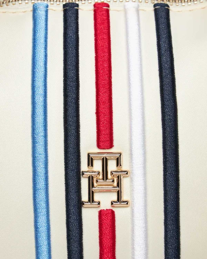 Tommy Hilfiger Poppy Small Tote Çapraz Askılı Çanta Beige