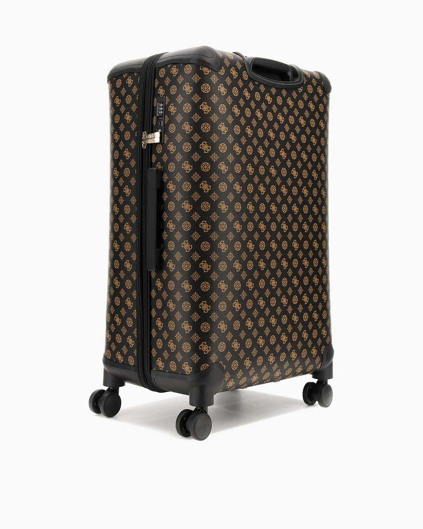 Guess Wilder 28 In 8-Wheeler Büyük Boy Valiz Brown