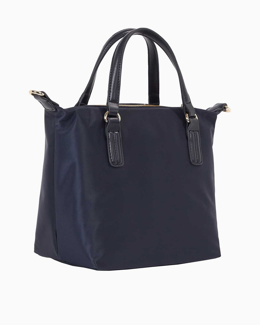 Tommy Hilfiger Poppy Small Tote Corp El Çantası Space Blue Corp