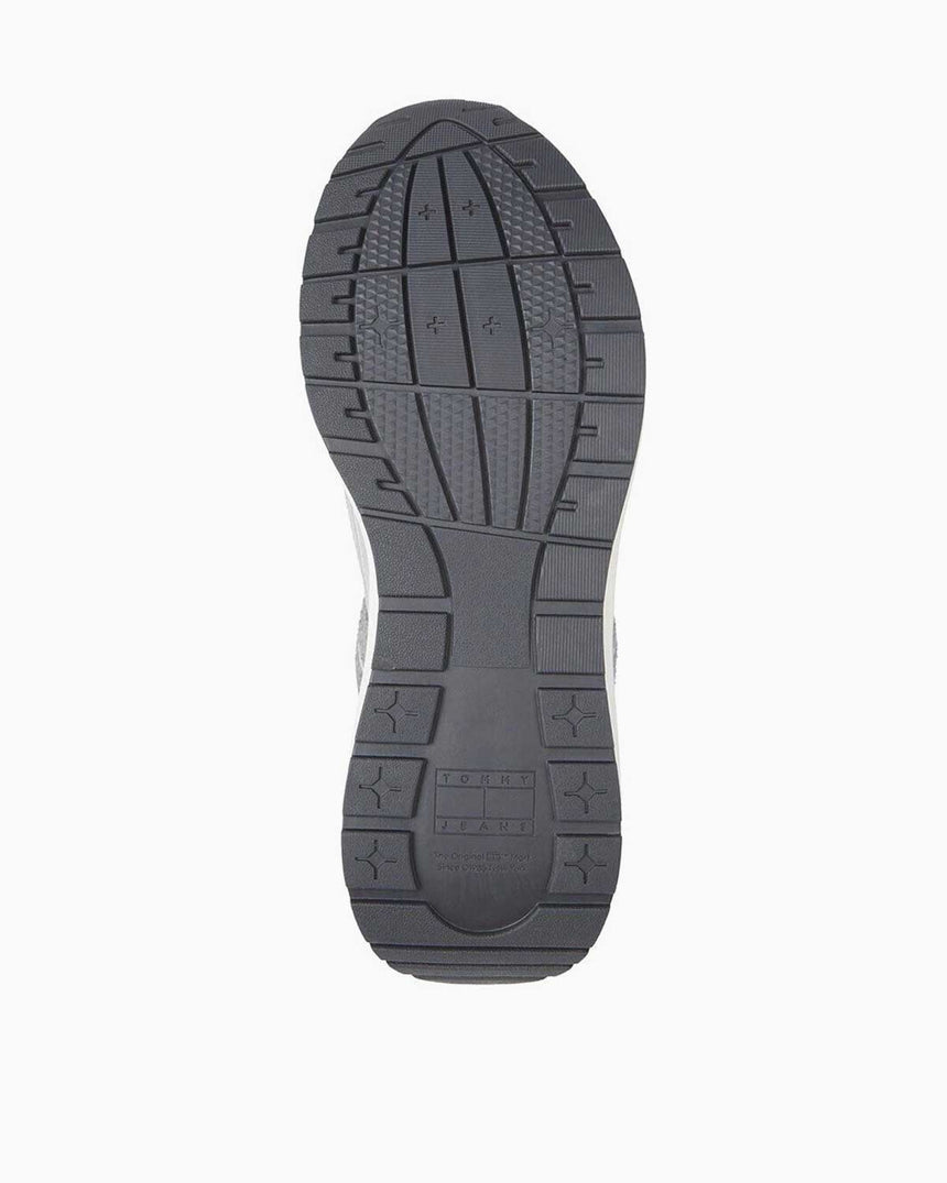 Tommy Jeans Runner Mix Material Sneaker Grey