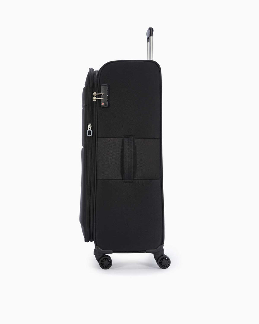 Pierre Cardin Kumaş Büyük Boy Valiz Siyah