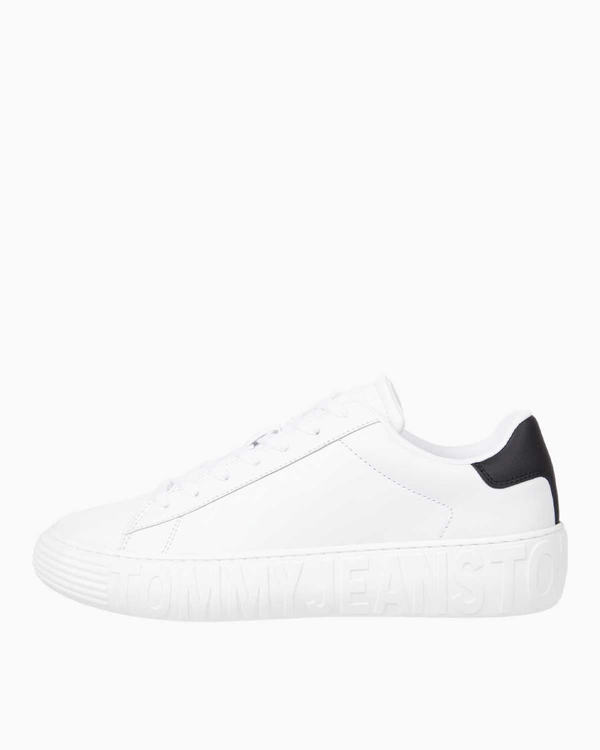 Tommy Hilfiger Leather Outsole Cupsole Sneaker White