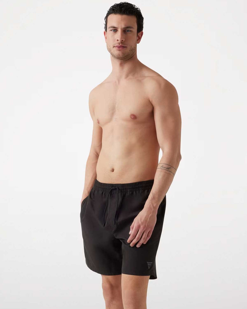 Guess Swintrunk Basic Medium Şort Jet Black A996