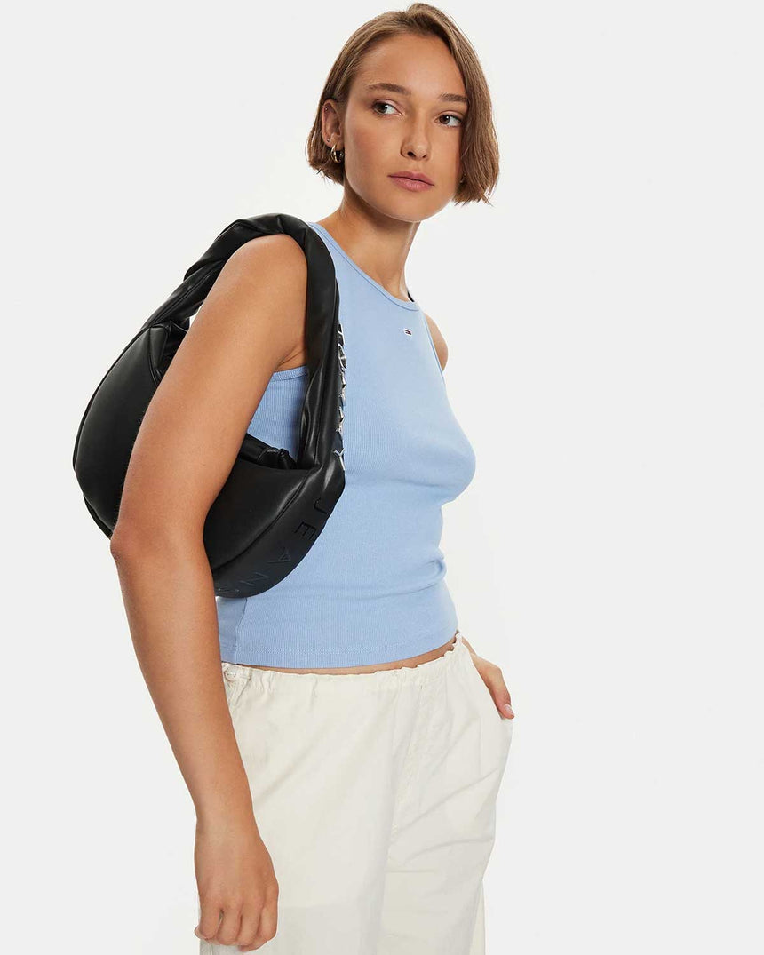 Tommy Hilfiger Bold Shoulder Bag Mini Omuz Çantası Black